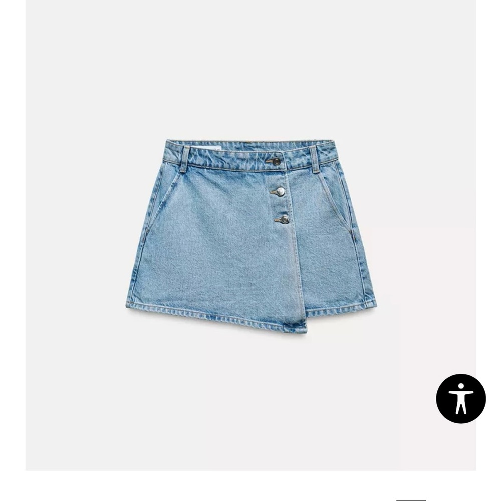 Denim Skort
